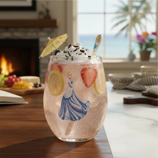 シンデレラステレスワイングラス ステムなしワイングラス