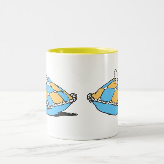 シンデレラスリッパオンティール(緑がかった色)オレンジピロー ツートーンマグカップ (中央)