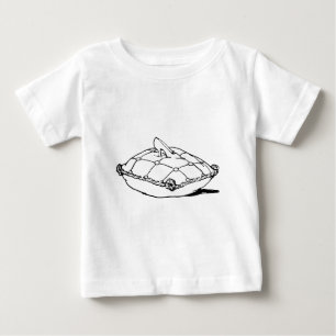 シンデレラスリッパヴィンテージフェアリータールアート ベビーTシャツ