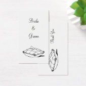 シンデレラスリッパーオンピローカスタムウェディングラベル (デスク)