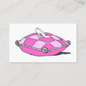 シンデレラスリッパーピンクカスタムのテーブル座席表 プレイスカード (裏面)