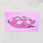 シンデレラスリッパーピンクカスタムのテーブル座席表 プレイスカード (裏面)