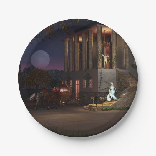 シンデレラズコーチ ペーパープレート (正面)