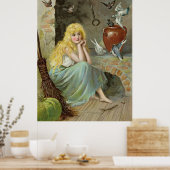 シンデレラバイザファイアサイドJenny Nystrem Large ポスター (キッチン)