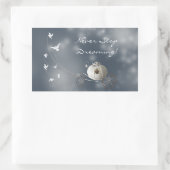 シンデレラパンプキン 長方形シール (バッグ)