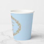 シンデレラパーソナライズされたパーティー 紙コップ (裏面)