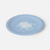 シンデレラフェアユタリーキャリッジブルーパーティープレート ペーパープレート (アングル)