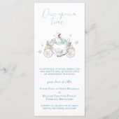 シンデレラフェアユタリーキャリッジ メニュー (正面)