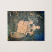 シンデレラフェアリーゴッドマザーオールドブックイラストレーション ジグソーパズル (横)