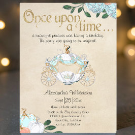 シンデレラフェアリータレプリンセス馬車 招待状