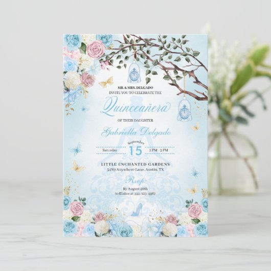 シンデレラプリンセスエンチャントガーデンキンセアニェラ 招待状 (スタンド正面)