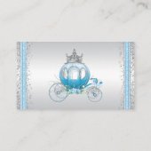 シンデレラプリンセスキャリッジテーブルシーティングカード 名刺 (裏面)