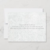 シンデレラホワイト王室のプリンセスキャリッジカード サンキューカード (裏面)