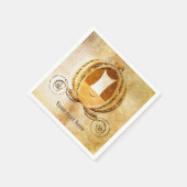 シンデレラヴィンテージキャリッジエレガントパーティーナプキン スタンダードカクテルナプキン (角)