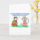 シンデレラ一連の馬の御者のネズミのcoachmen カード (黄色い花)