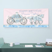 シンデレラ姫の誕生日パーティーバナー 横断幕 (トレードショー)