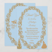 シンデレラ感謝カード サンキューカード (正面/裏面)