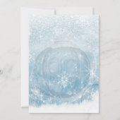 シンデレラ招待状、シンデレラSweet sixteen 招待状 (裏面)