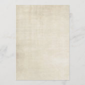 シンデレラ結婚のメニューカード メニュー (裏面)