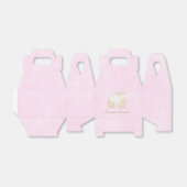 シンデレラ金ゴールドキャリッジピンクパーティーフェイスボックス フェイバーボックス (折り畳みなし)