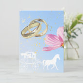 シンデレラ ウェディング カード (スタンド正面)