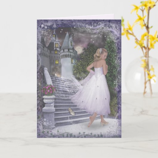 シンデレラ カード (黄色い花)