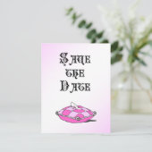 シンデレラ ガラス スリッパ ピンク 結婚発表 セーブザデート (スタンド正面)