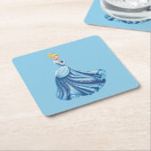 シンデレラ スクエアペーパーコースター (アングル)