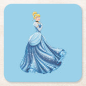 シンデレラ スクエアペーパーコースター (正面)