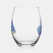 シンデレラ ステムなしワイングラス (左)