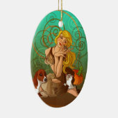 シンデレラ セラミックオーナメント (右)