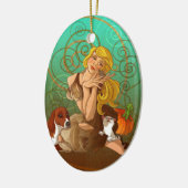 シンデレラ セラミックオーナメント (左)