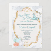 シンデレラ　パンプキン　ベイビーシャワー　招待状 招待状 (正面/裏面)