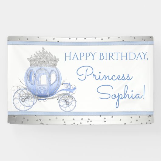 シンデレラ プリンセス 女子 誕生日 バナー 横断幕 (横)