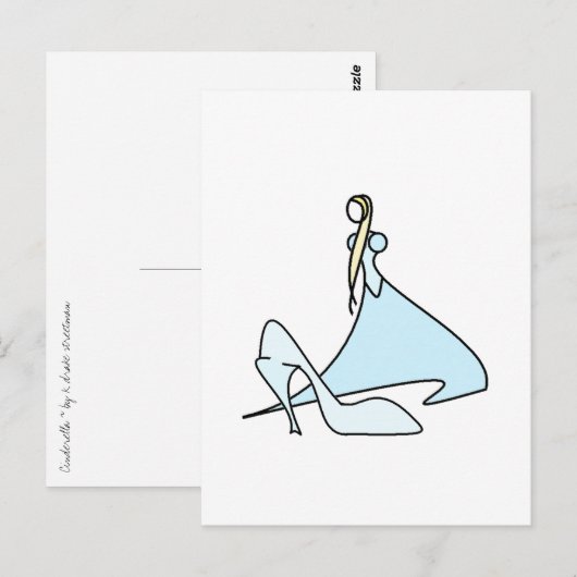 シンデレラ ポストカード (正面/裏面)