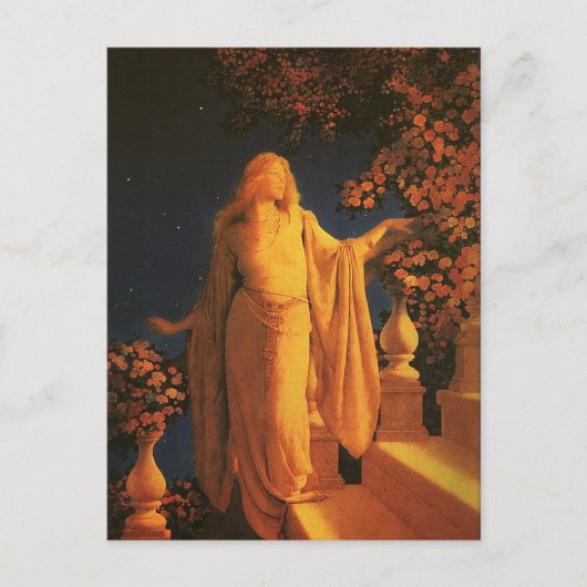 シンデレラ・マックスフィールド・パリッシュ・ファインアート ポストカード (正面)