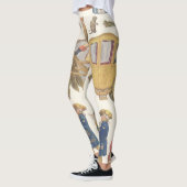 シンデレラ、ヴィンテージビクトリアン紙ドール玩具 レギンス (左)