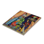 シンデレラ、王子およびガラススリッパ タイル (側面)