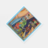 シンデレラ、王子、ガラスの靴 スタンダードランチョンナプキン (角)