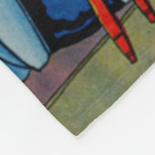 シンデレラ、王子、ガラスの靴 フリースブランケット (角)