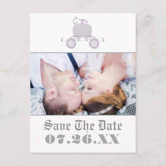 シンデレラ 銀の馬車 ウェディング フォト ポストカード (正面)