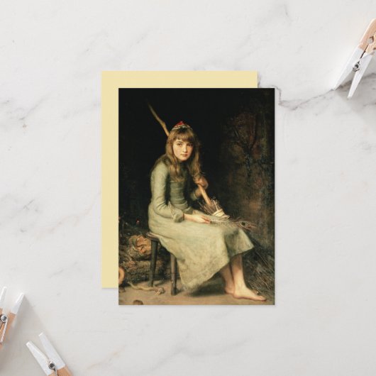 シンデレラ(by John Everett Millais) カード (正面/裏面インサイチュ)