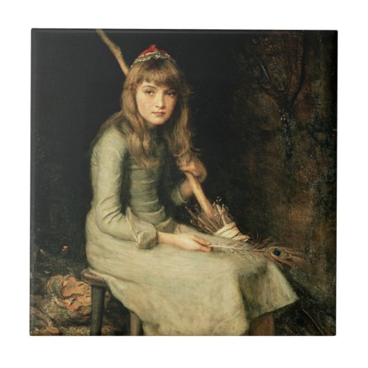 シンデレラ(by John Everett Millais) タイル (正面)