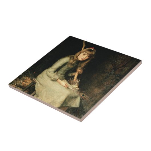 シンデレラ(by John Everett Millais) タイル (側面)