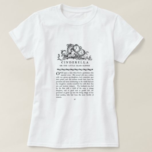 シンデレラ Tシャツ (デザイン正面)