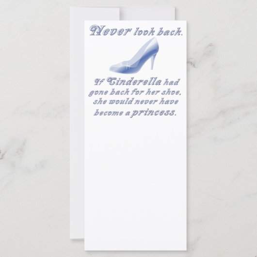 シンデ学レラの靴から (正面)