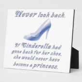 シンデ学レラの靴から フォトプラーク (側面)