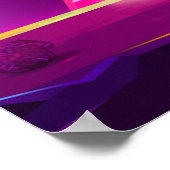 シントウェーブネオン市 – エジプト、ピラミッド ポスター (角)