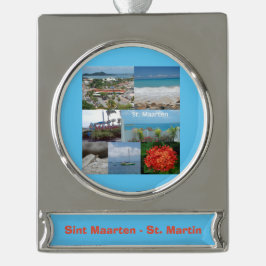 シントマーテン – セントマーチンセラミックオーナメント シルバープレートバナーオーナメント