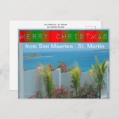 シントマールテンセントマーチン海ブルーシースケープ シーズンポストカード (正面/裏面)